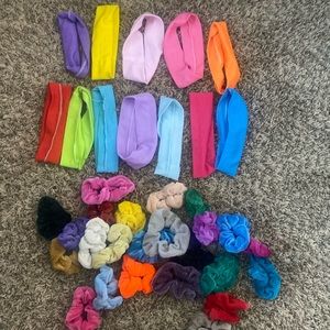 Bag of headbands and scrunchies